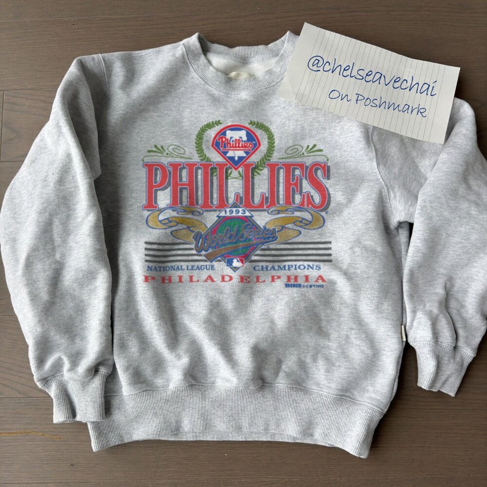 Vintage Philadelphia Phillies 1993 World Series Champions Sweatshirt, MLB Shirt